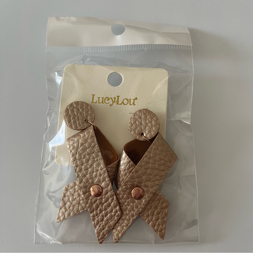 2/$20 NWT Lucy Lou Women’s Faux Leather Earrings